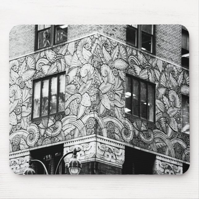 Manhattan Art Deco leafy frieze mousepad (Front)