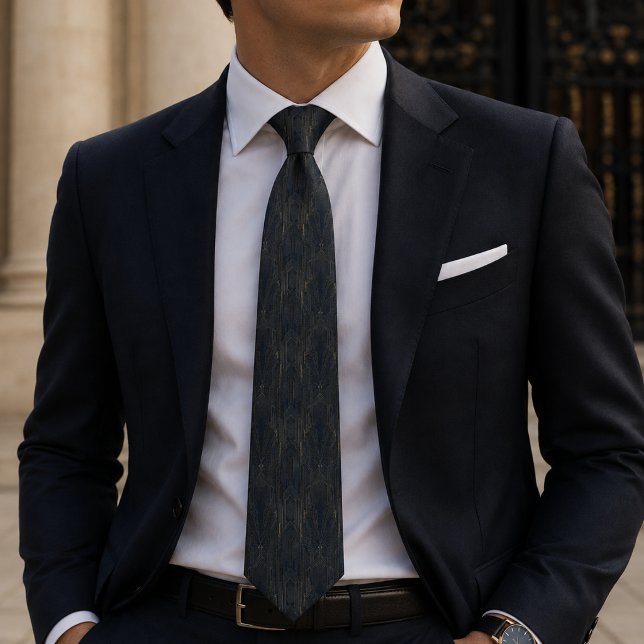 Manhattan Art Deco Loom Luxury Tie (Creator Uploaded)