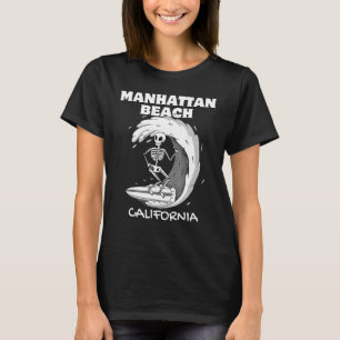 MANHATTAN BEACH CALIFORNIA Surf Vintage Retro Surf T-Shirt