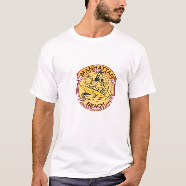 MANHATTAN BEACH CALIFORNIA T-Shirt (Front)