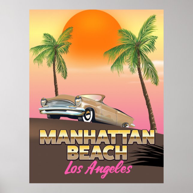 Manhattan beach Los Angeles Poster (Front)