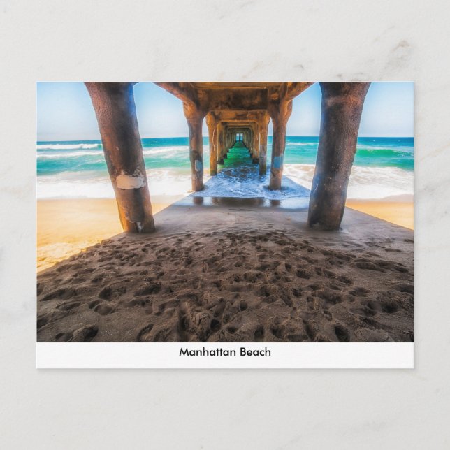 Manhattan Beach Pier Post Card (Front)