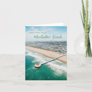Manhattan Beach Postcard Personalised Greeting