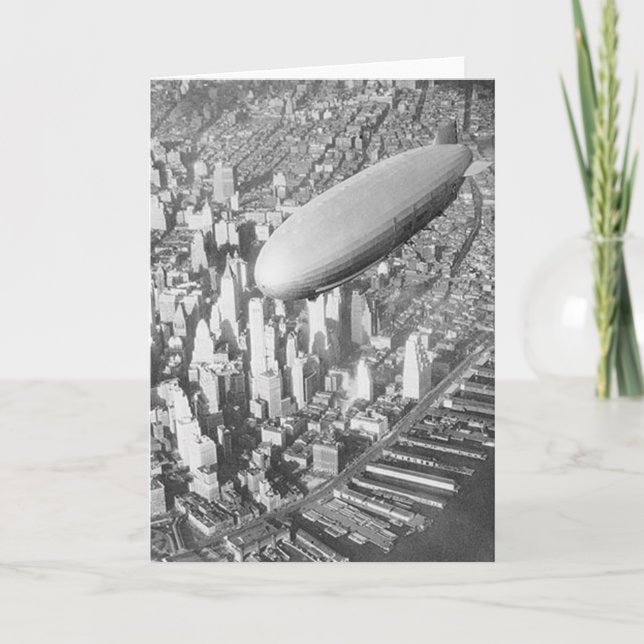 Manhattan Blimp Card (Front)