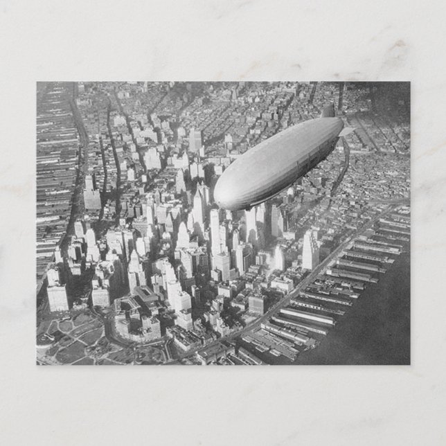 Manhattan Blimp Postcard (Front)