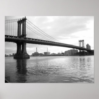 Manhattan Bridge - 15 x 11 poster - No Border