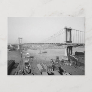 Manhattan Bridge, 1909 Postcard