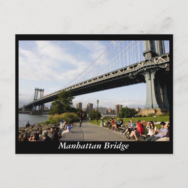 Manhattan Bridge Postcard (Front)