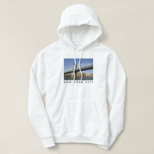 Manhattan Bridge the East River   New York City Hoodie