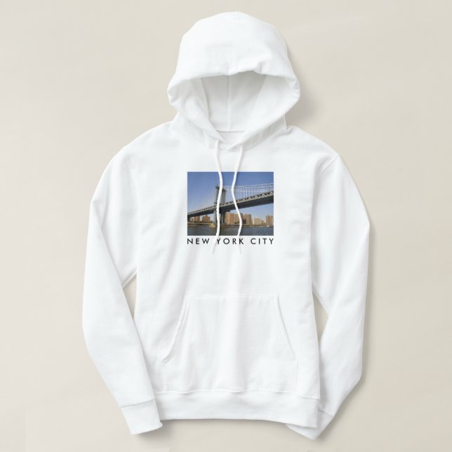Manhattan Bridge the East River | New York City Hoodie (Design Front)