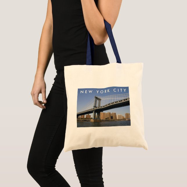 Manhattan Bridge the East River | New York City Tote Bag (Front (Product))