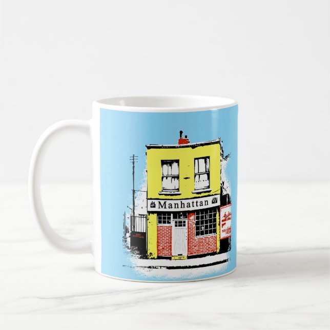 Manhattan Cafe Coffee Mug (Left)