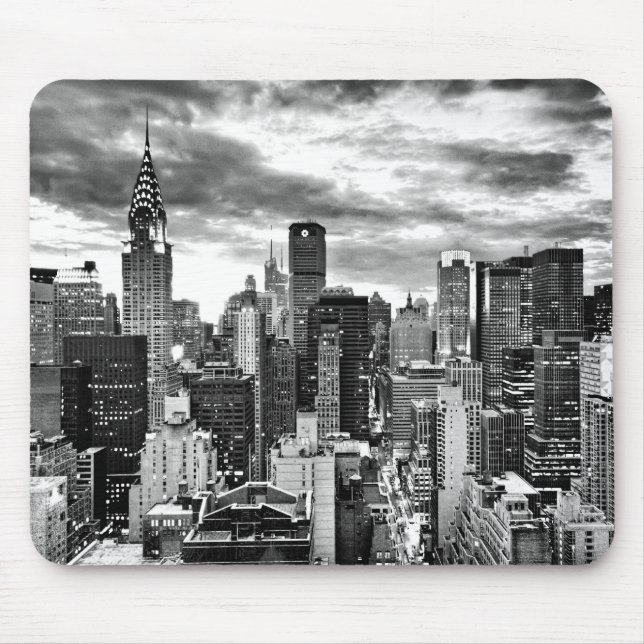 Manhattan cityscape mouse mat (Front)