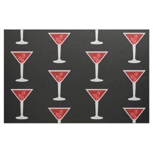 Manhattan Cocktail Bartender Alcohol Liquor Lovers Fabric