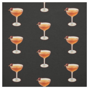 Manhattan Cocktail Fabric
