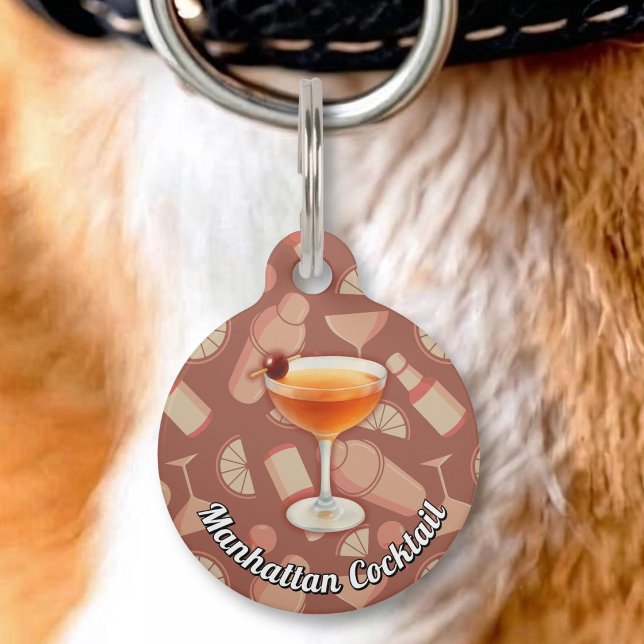 Manhattan Cocktail Pet Tag (Creator Uploaded)