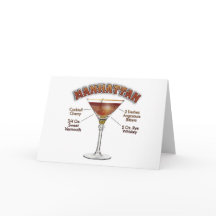 Manhattan Cocktail Recipe Art