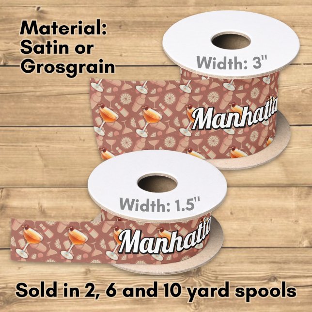 Manhattan Cocktail Satin Ribbon (Creator Uploaded)