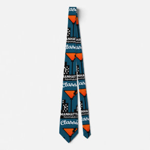 Manhattan Cocktail Wall Art Tie