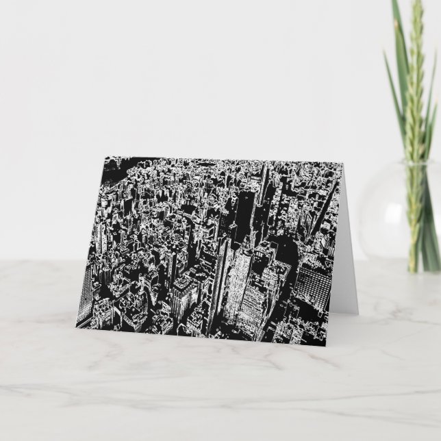 Manhattan designed card (Front)