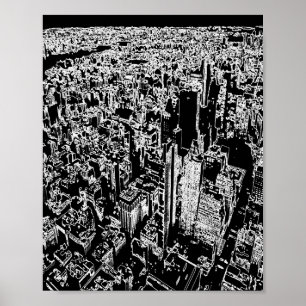 Manhattan designed poster