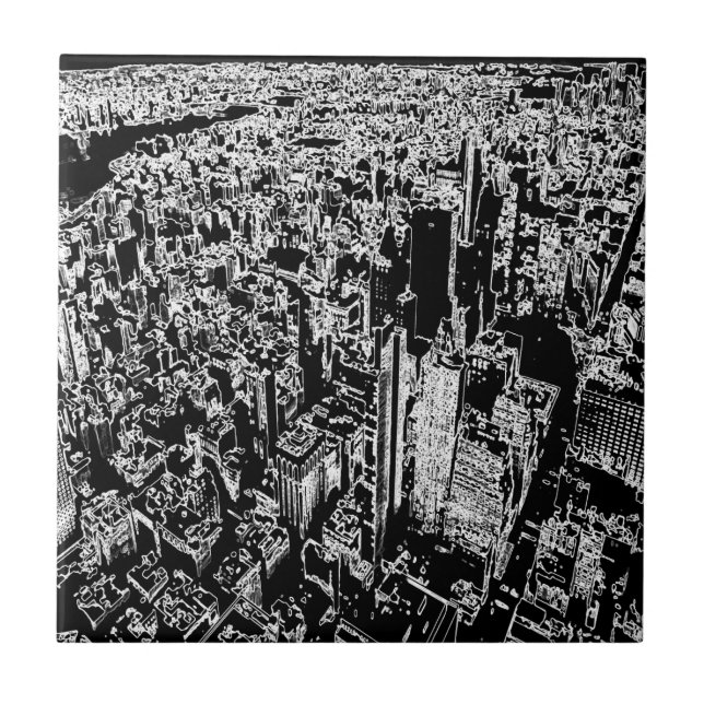 Manhattan designed tile (Front)