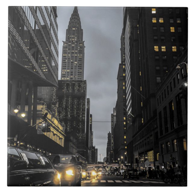 Manhattan Evening Tile (Front)