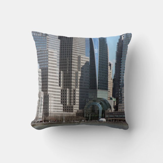 Manhattan Financial District Cushion (Front)