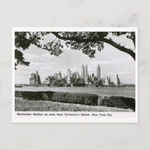 Manhattan from Governor's Island, New York City Vi Postcard