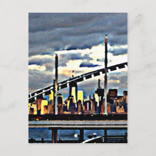 Manhattan from Staten Island  CricketDiane Stuff Postcard