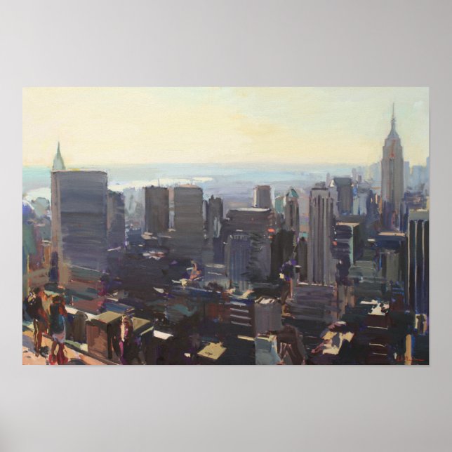Manhattan from the Rockefeller Building 2012 Poster (Front)