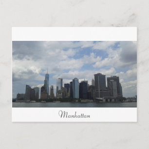 Manhattan from the Staten Island Ferry Postcard