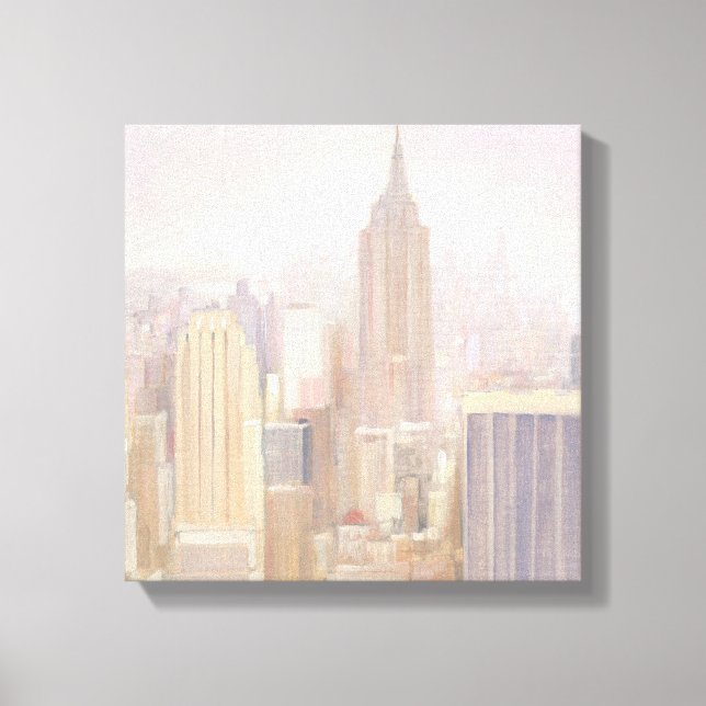 Manhattan in the Mist | New York City Canvas Print (Front)