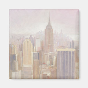 Manhattan in the Mist New York City Magnet
