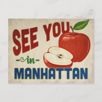 Manhattan Kansas Apple - Vintage Travel