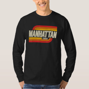 Manhattan Kansas Ks City Vintage T-Shirt