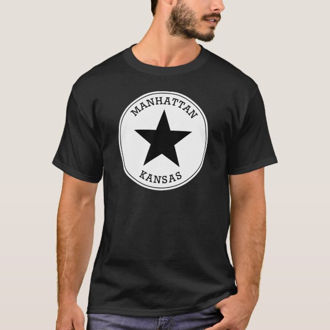 Manhattan Kansas T Shirt (Front)