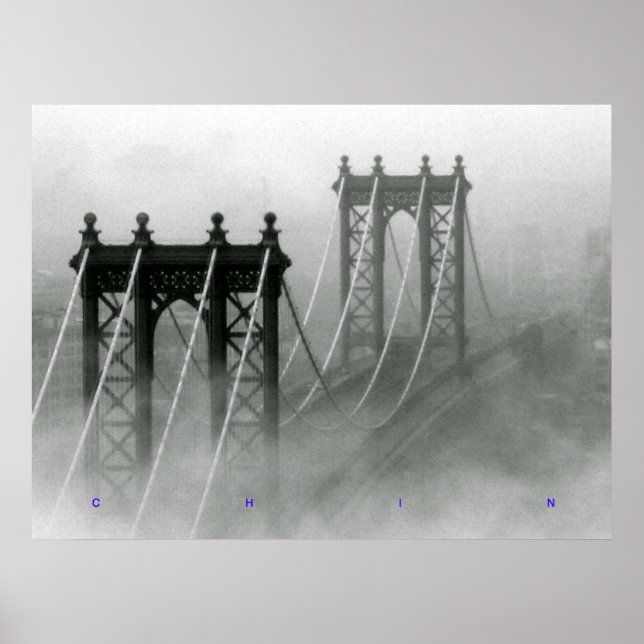 Manhattan Morning Fog Poster (Front)