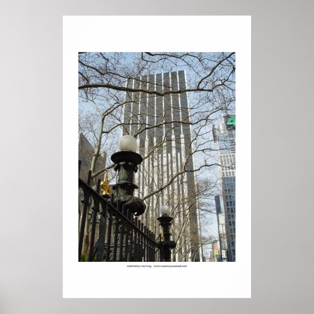 manhattan morning poster (Front)