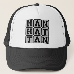 Manhattan, New York Borough Trucker Hat