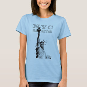 Manhattan New York City Nyc Liberty Statue Women's T-Shirt