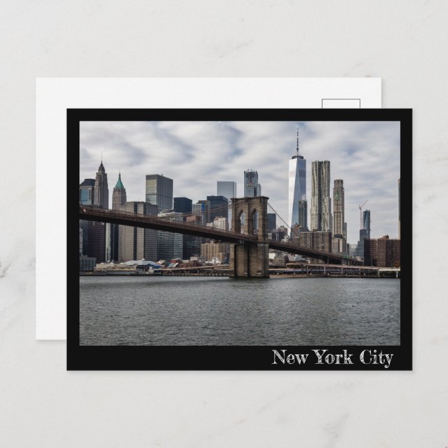 Manhattan, New York City Postcard (Front/Back)