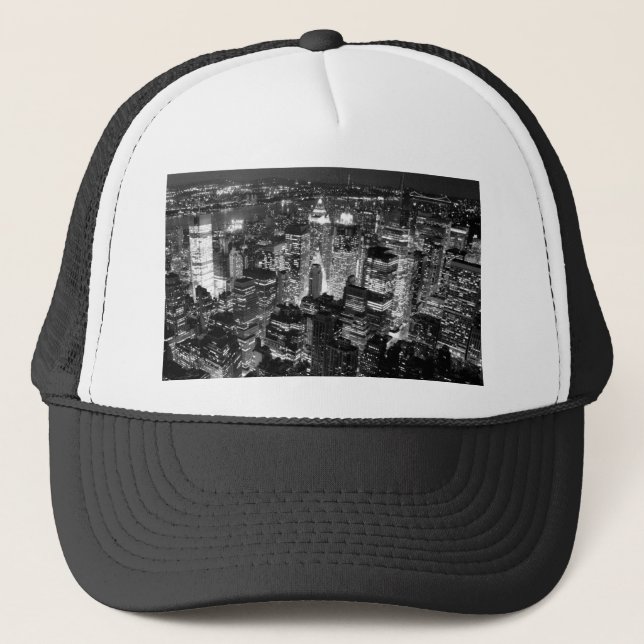 Manhattan New York City Trucker Hat (Front)