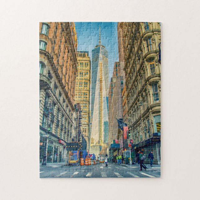 MANHATTAN NEW YORK JIGSAW PUZZLE (Vertical)