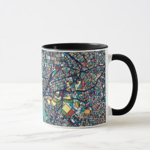 Manhattan New York Map Mug