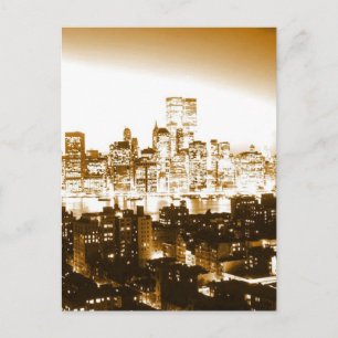 Manhattan New York Postcard