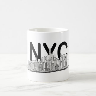 Manhattan New York Skyline Coffee Mug