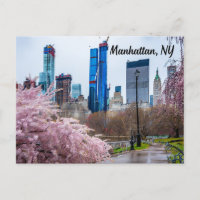 Manhattan, NY Cherry Blossom in Spring 