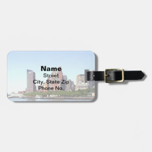 Manhattan NY - Manhattan Skyline on a Clear Day Luggage Tag
