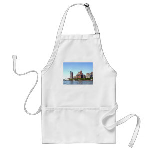 Manhattan NY - Manhattan Skyline on a Clear Day Standard Apron